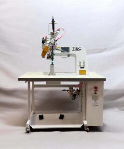 Hot air seam sealing sewing machine